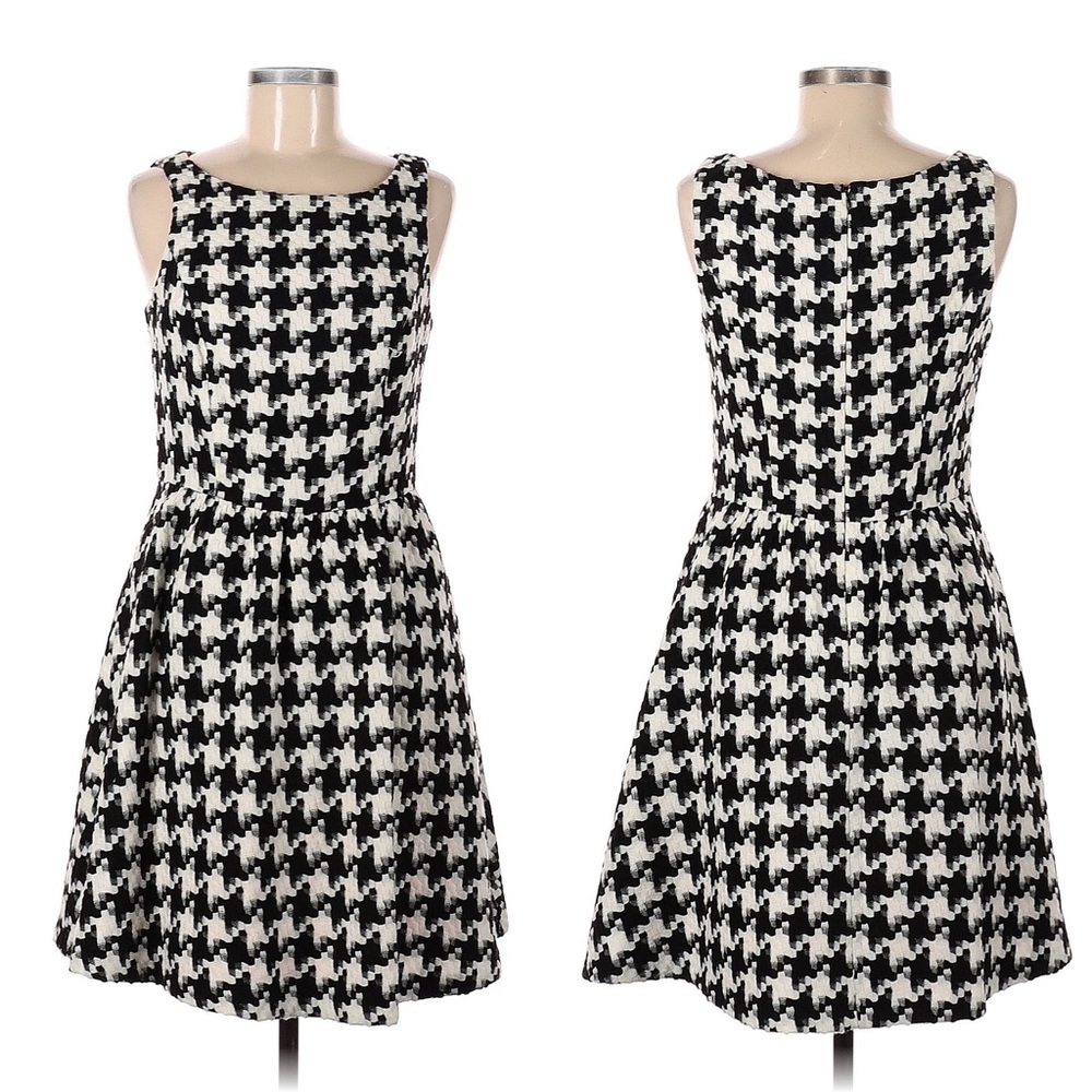 Jessica Simpson houndstooth tank dress size 8 2000s 2010s